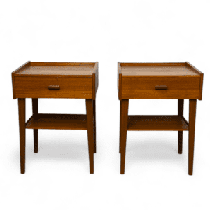 RESERVED Set of vintage nightstands from Sweden