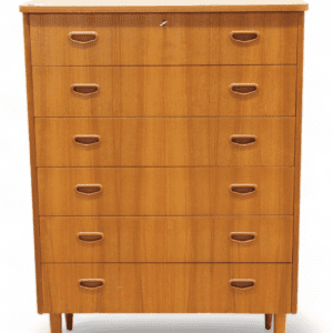 Vintage ladekast met 6 lades