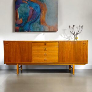 Vintage teakfineer sideboard / dressoir 1967