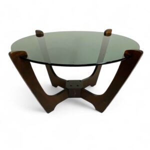 Vintage salontafel 'Luna' jaren 70 van designer Odd Knutsen