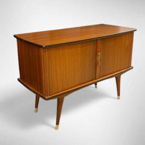 Vintage mahonie fineer kastje jaren '50