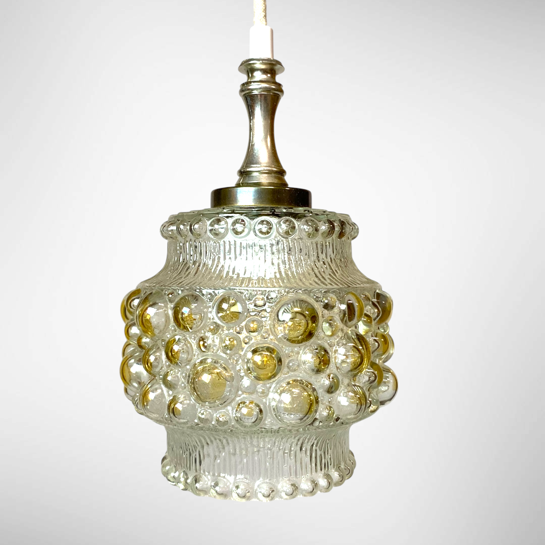 Glazen hanglampje Vintage Scandinavisch glazen hanglampje