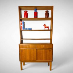 Vintage boekenkast uit Zweden